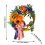 Thanksgiving Day Wreath Artificial Flower Wreath Door Front Garland Fa 5