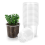 Pacote com 20 vasos transparentes de 5,7 polegadas para viveiro de plantas: vasos para mudas com 1