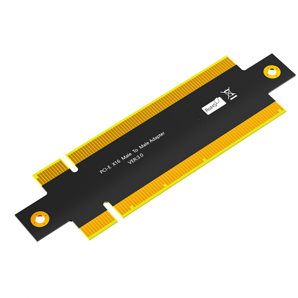 Pci Express 3.0 16X Male To Male Adapter Connector Riser Converter Pci 4851282173977