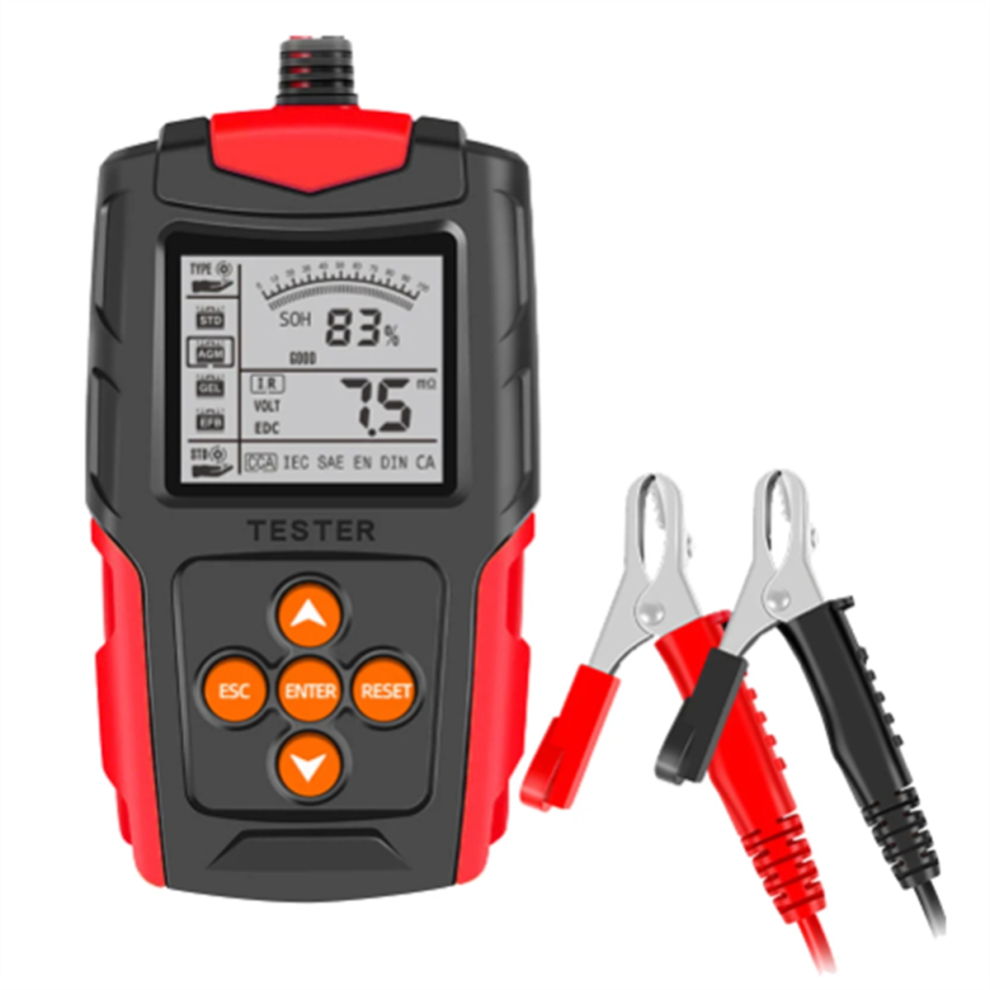 12/24V Automotive Battery Tester Lcd Display Battery Analyzer Digital 4851282174028