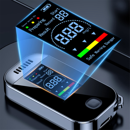 Etilotest digital profesional cu afișaj LCD USB 2