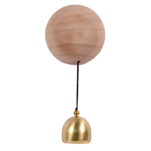 Wooden Wind Chimes Entry Door Chime Manually for Wooden Doorbell Door