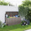 80 Gallon Resin Deck Box, Lockable Patio Outdoor Storage Box  - Grey 2