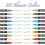 Μαρκαδόροι Shimmer Doodle Outline Dazzles: 20 χρώματα μεταλλικής διπλής γραμμής 8