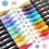 Μαρκαδόροι Shimmer Doodle Outline Dazzles: 20 χρώματα μεταλλικής διπλής γραμμής 1