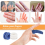 20 st rörformade fingerbandage, fingerskydd, mjuka, elastiska, andningsbara, 8