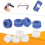 20 st rörformade fingerbandage, fingerskydd, mjuka, elastiska, andningsbara, 6