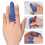 20 st rörformade fingerbandage, fingerskydd, mjuka, elastiska, andningsbara, 3