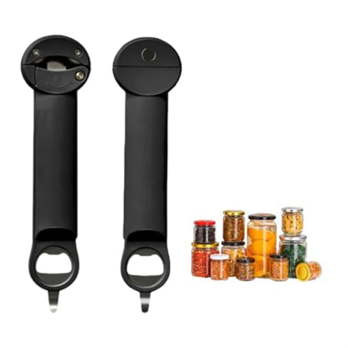 Lid Opener Jar Opener for Weak Hands Bottle Opener Retractable Adjusta 2