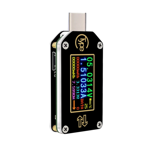 TC66C Type-C PD Trigger USB Voltmeter Amperemeter Spænding 2-vejs Strømstyrke