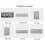 LED Mirror Digital Clock Bedroom Office Travel Electronic Table Clock 7