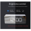 LED Mirror Digital Clock Bedroom Office Travel Electronic Table Clock 4