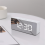 LED Mirror Digital Clock Bedroom Office Travel Electronic Table Clock 3