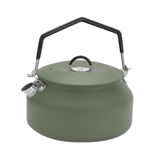 1L Portable Kettle Camping Stovetop Teapot with Folding Handle Outdoor