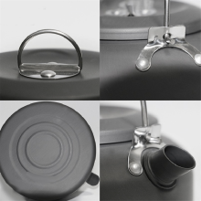 0.8L Outdoor Aluminum Camping Teapot Kettle Coffee Pot Outdoor Kettle