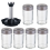 6-Jar Revolving Spice Rack Organizer, Spinning Countertop Herb and Spi 2
