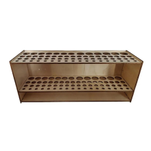 Wooden Brush Holder Porous 67 Brushes Desk Pen Storage Bracket Detacha
