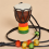 Κολιέ οργάνων, Djembe Drum, Μίνι κρεμαστό κόσμημα, Αφρικανικό τύμπανο, Ξύλινη κατηγορία 3