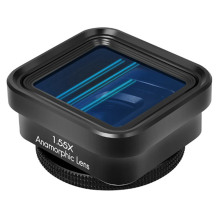 1.55X Mobile Phone Movie Lens, Wide Screen Anamorphic Blu-Ray Brushed
