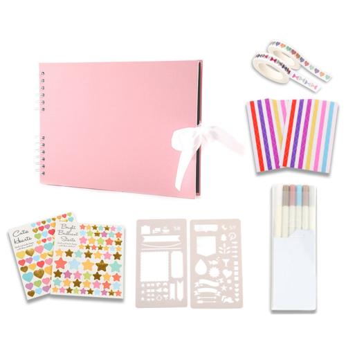 DIY Άλμπουμ Scrapbooking, 11,4 X 8,5 ίντσες, 80 σελίδες, άλμπουμ φωτογραφιών, Scrapbooking Thi