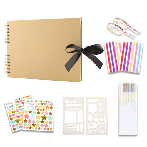 DIY Άλμπουμ Scrapbooking, 11,4 X 8,5 ίντσες, 80 σελίδες, άλμπουμ φωτογραφιών, Scrapbooking Thi