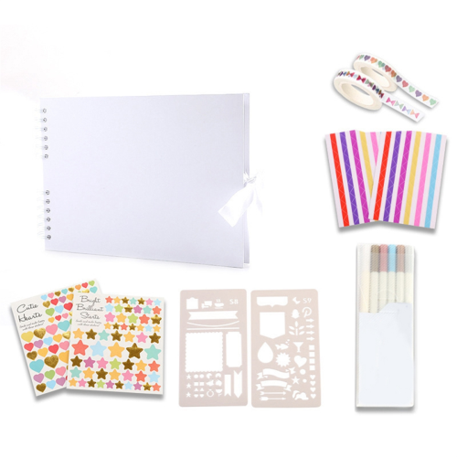 DIY Άλμπουμ Scrapbooking, 11,4 X 8,5 ίντσες, 80 σελίδες, άλμπουμ φωτογραφιών, Scrapbooking Thi