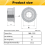 30Pack M8 Serrated Flange Hex Nuts, M8-1.25mm Hexagon Flange Nuts, Loc 3