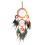 Handwoven Five Ring Colorful Feather Dream Catcher Net, Wall Decoratio 1