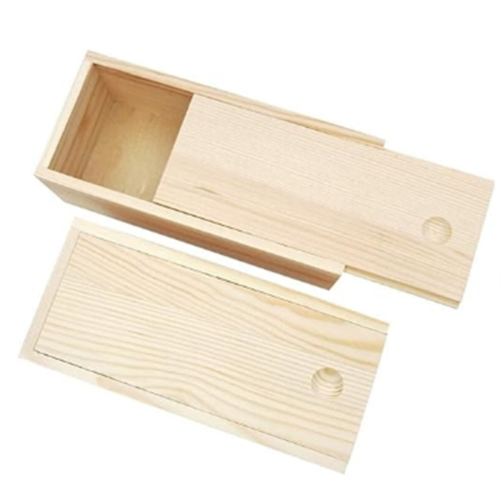 Wood Storage Box - Versatile and Stylish Organizer for Home and Office