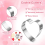 15 Pieces Heart Cookie Cutter Set 9 Sizes Heart Shaped Cookie Cutter, 6