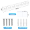 Sunglasses Organizer 2 Pack, Wall Glasses Holder, Acrylic Display, for 7