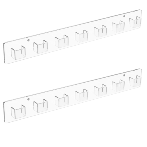 Sunglasses Organizer 2 Pack, Wall Glasses Holder, Acrylic Display, for