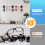 Sunglasses Organizer 2 Pack, Wall Glasses Holder, Acrylic Display, for 4