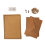 12 τεμάχια χαρτί γραφής Vintage Kraft Paper, χαρτί γραφής ευρωπαϊκού τύπου για Lett 11