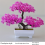 buc plante artificiale bonsai plastic copac mic ghiveci flori false ghiveci 8