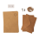 12 τεμάχια χαρτί γραφής Vintage Kraft Paper, χαρτί γραφής ευρωπαϊκού τύπου για Lett 11