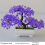 buc plante artificiale bonsai plastic copac mic ghiveci flori false ghiveci 7