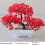 buc plante artificiale bonsai plastic copac mic ghiveci flori false ghiveci 3