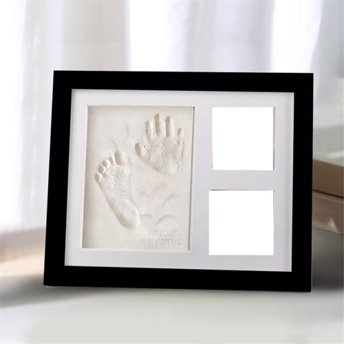 Kit de pegadas e mãos de argila para bebês - Presentes para chá de bebê e perfeitos 2
