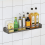 Kitchen Small Tools Seasoning Storage Rack, Kitchen Bathroom Stainless 7