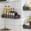 Kitchen Small Tools Seasoning Storage Rack, Kitchen Bathroom Stainless 4