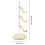 Transparent Tube Controller Stand Adjustable Game Controller Headset H 3