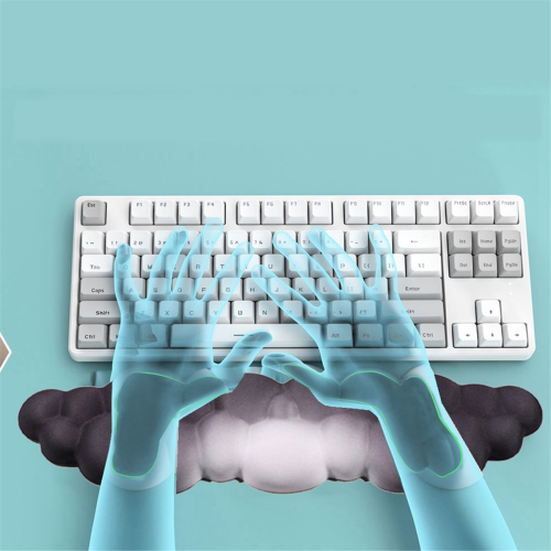 Keyboard Wrist Rest Cloud Shape Wristpad Mouse Leather Wrist Stand Erg 2