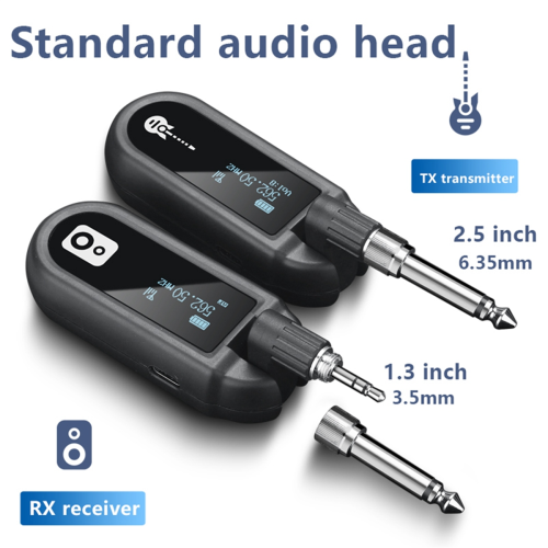 M02 UHF Wireless System Transmitter and Receiver for Guitar Violin Bas 2