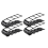 4 Pcs Remote Control Holder for Table Remote Storage Organizer Remote 1