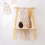 Macrame Wall Hanging Shelf Boho for Bedroom - Woven Rope Macrame Wall 7