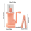 DIY Hand Knitting Mill Mini Knitting Machine Spool Knitter Wool Winder 5