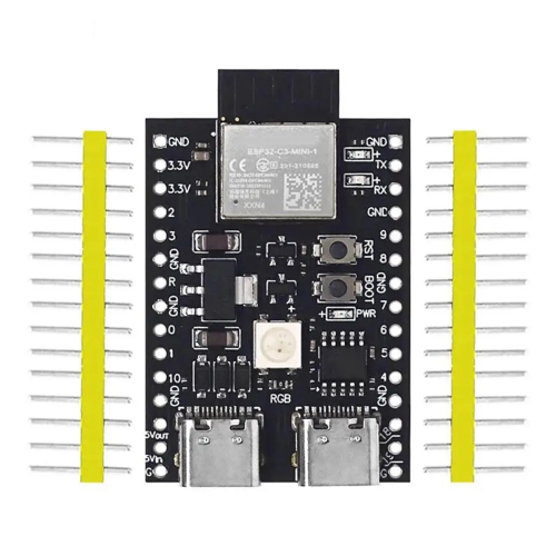 Πλακέτα ανάπτυξης ESP32-C3 Διπλή κάρτα WiFi Type-C Bluetooth BLE5.0 DevKitM-1 1