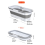 Portable Silicone Bucket for Household Large Mop Bucket Rectangular Th 7