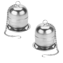 2Pcs Tea Infuser, Stainless Steel Tea Strainer, Ball Mesh Tea Strainer